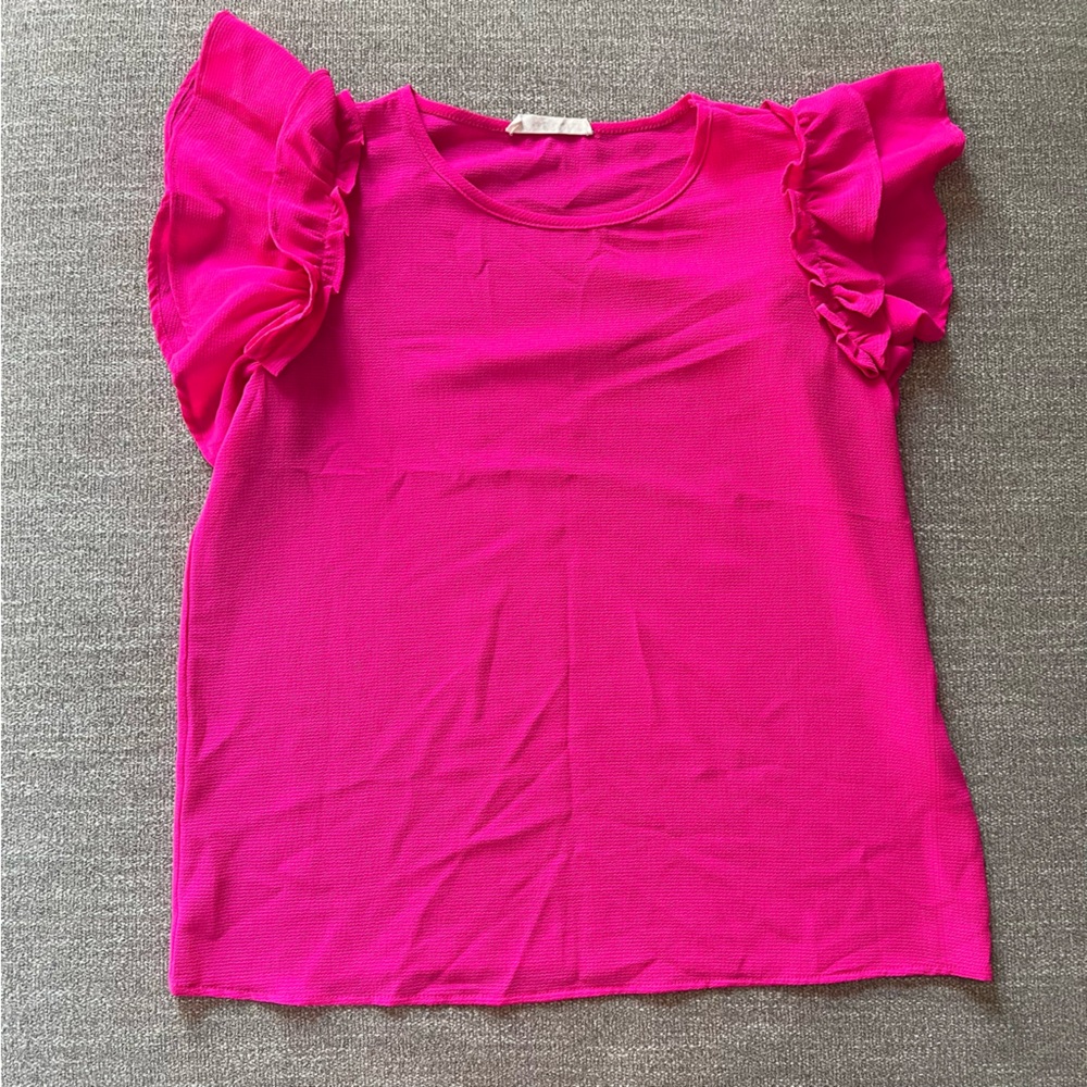 Boutique hot pink top